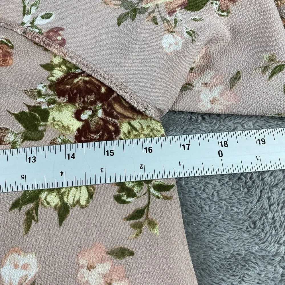 MOON‎ KISS Floral Off Shoulder Blouse Womens Small Pink